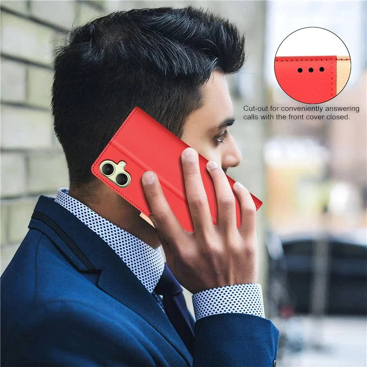 BINFEN COLOR BF33 Case for Samsung Galaxy A06 Case Phone Leather Cover RFID Blocking