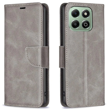 For Honor X6b 4G Case Solid Color PU Leather Wallet Stand Phone Cover