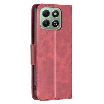 For Honor X6b 4G Case Solid Color PU Leather Wallet Stand Phone Cover