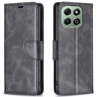 For Honor X6b 4G Case Solid Color PU Leather Wallet Stand Phone Cover