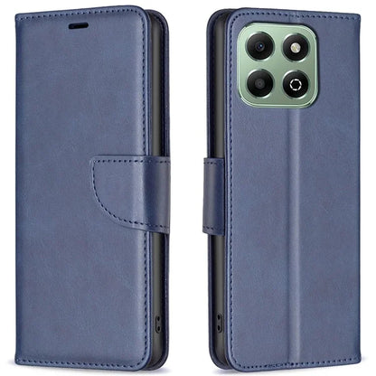 For Honor X6b 4G Case Solid Color PU Leather Wallet Stand Phone Cover