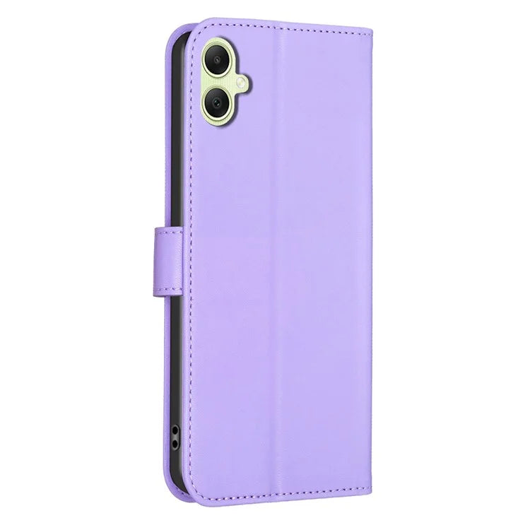 For Samsung Galaxy A06 Case PU Leather Wallet Stand Phone Cover Clover Pattern