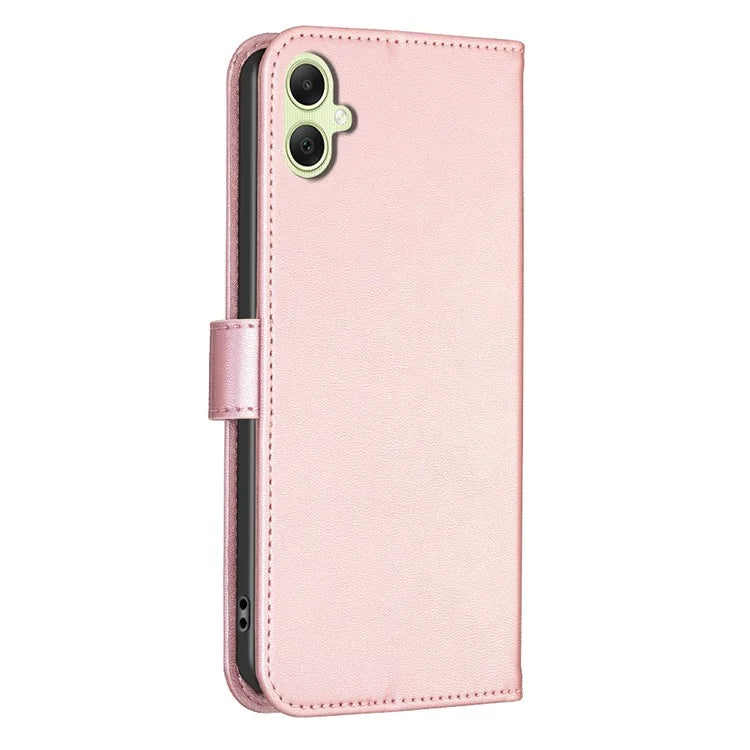For Samsung Galaxy A06 Case PU Leather Wallet Stand Phone Cover Clover Pattern