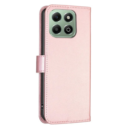 For Honor X6b 4G Wallet Case Clover Pattern PU Leather Flip Phone Cover