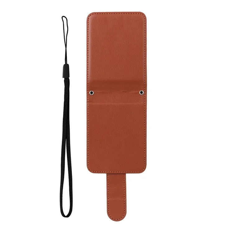 For Samsung Galaxy Z Flip6 5G Case PU Leather Card Holder Folding Phone Cover