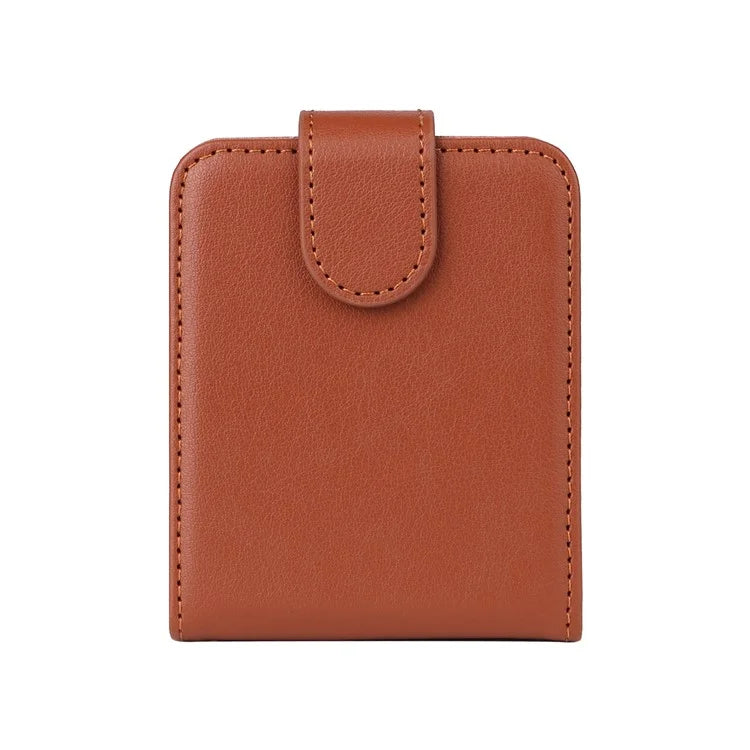 For Samsung Galaxy Z Flip6 5G Case PU Leather Card Holder Folding Phone Cover