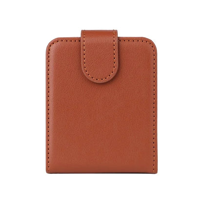 For Samsung Galaxy Z Flip6 5G Case PU Leather Card Holder Folding Phone Cover