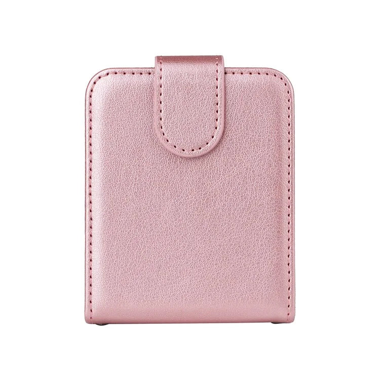 For Samsung Galaxy Z Flip6 5G Case PU Leather Card Holder Folding Phone Cover