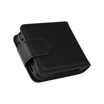 For Samsung Galaxy Z Flip6 5G Case PU Leather Card Holder Folding Phone Cover