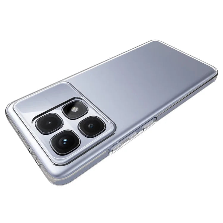 10Pcs / Pack For Xiaomi Redmi K70 Ultra Case TPU Crystal Clear Phone Cover Watermark-Free