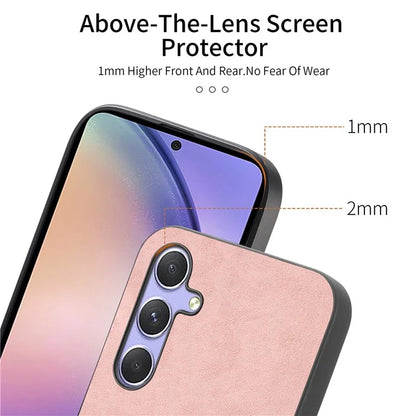 For Samsung Galaxy A54 5G Leather Back Case Compatible with MagSafe Skin-Touch Phone Cover