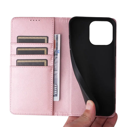 For iPhone 15 Wallet Case RFID Blocking Leather Phone Cover Stand View