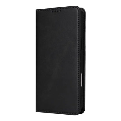 For iPhone 15 Pro Case RFID Blocking Phone Leather Cover Magnetic Closing