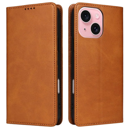 For iPhone 15 Plus / 14 Plus Case RFID Blocking PU Leather Wallet Stand Cover