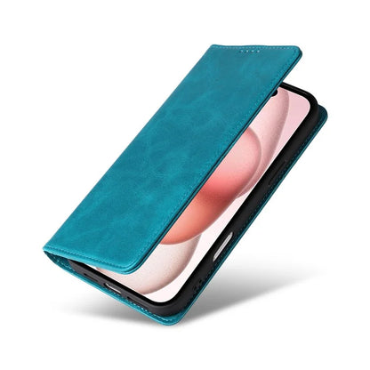For iPhone 15 Plus / 14 Plus Case RFID Blocking PU Leather Wallet Stand Cover