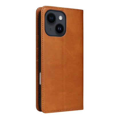 For iPhone 14 / 13 Case RFID Blocking PU Leather Phone Wallet Cover