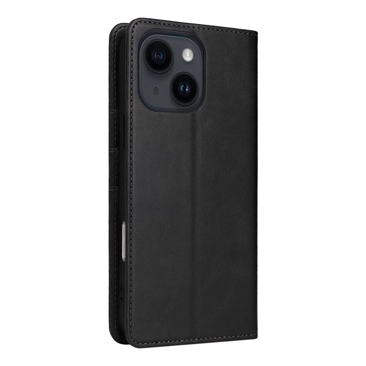 For iPhone 14 / 13 Case RFID Blocking PU Leather Phone Wallet Cover