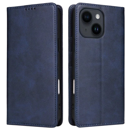 For iPhone 14 / 13 Case RFID Blocking PU Leather Phone Wallet Cover