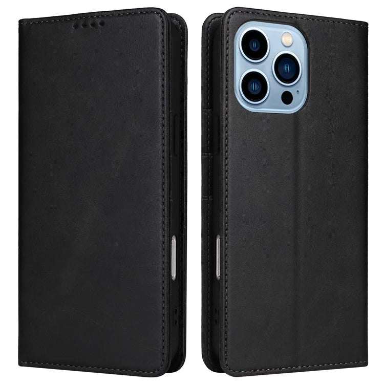 For iPhone 13 Pro Max Leather Case RFID Blocking Wallet Magnetic Closing Cover