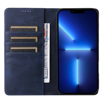For iPhone 13 Pro Max Leather Case RFID Blocking Wallet Magnetic Closing Cover