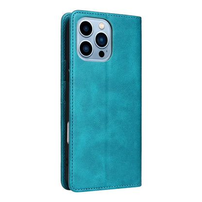 For iPhone 13 Pro Max Leather Case RFID Blocking Wallet Magnetic Closing Cover