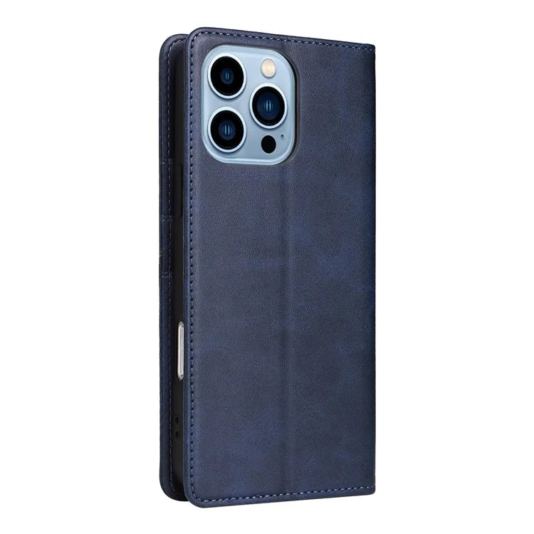 For iPhone 13 Pro Leather Case RFID Blocking Card Slots Wallet Phone Cover