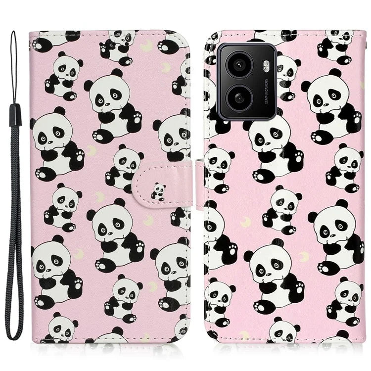 For HMD Pulse / Pulse+ Case Pattern Leather Phone Cover with Card Holder