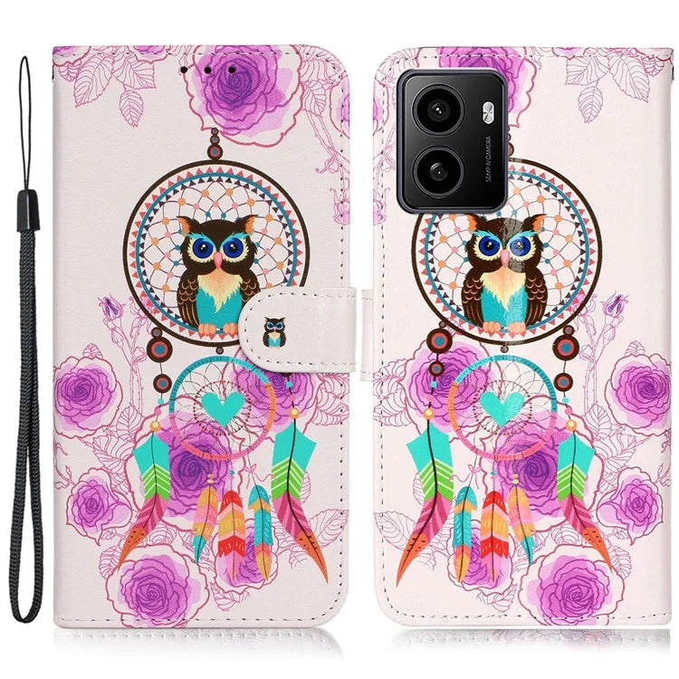 For HMD Pulse / Pulse+ Case Pattern Leather Phone Cover with Card Holder