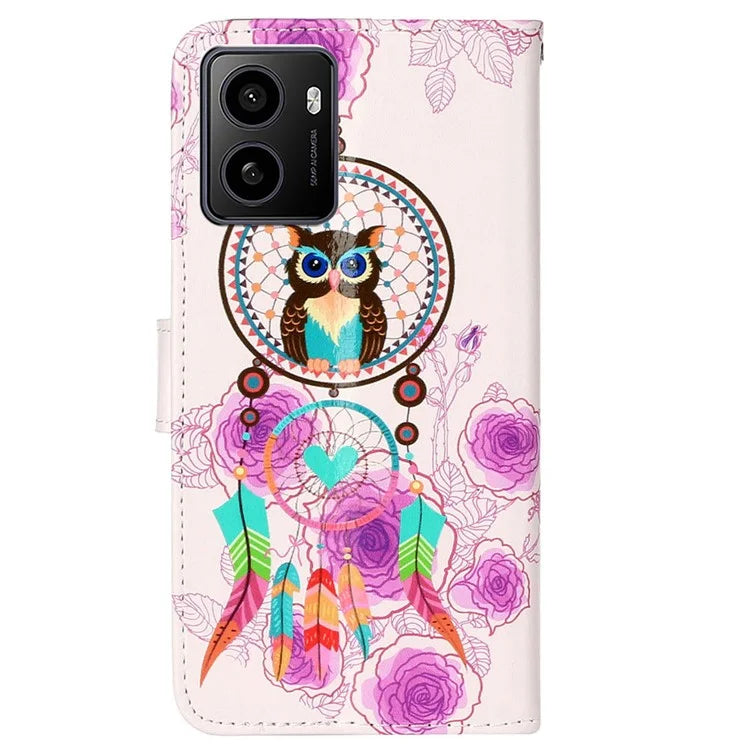 For HMD Pulse / Pulse+ Case Pattern Leather Phone Cover with Card Holder