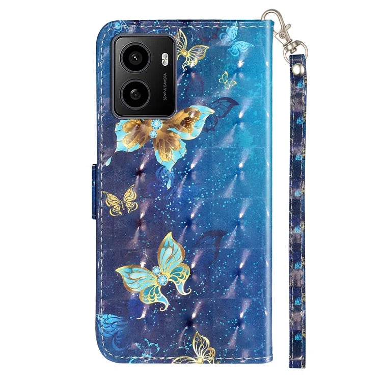 For HMD Pulse / Pulse+ Case 3D Pattern Printed Phone Leather Phone Cover