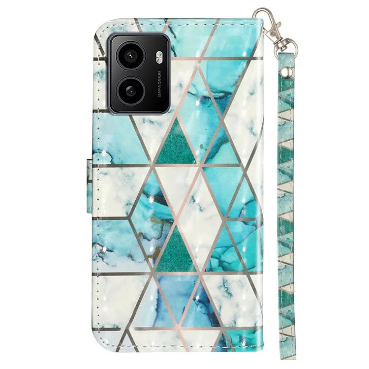 For HMD Pulse / Pulse+ Case 3D Pattern Printed Phone Leather Phone Cover