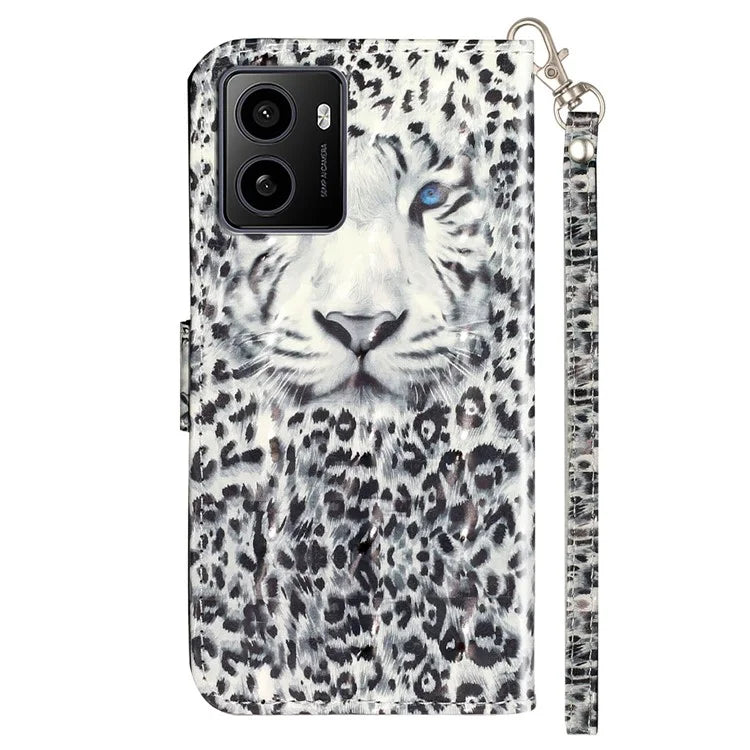 For HMD Pulse / Pulse+ Case 3D Pattern Printed Phone Leather Phone Cover