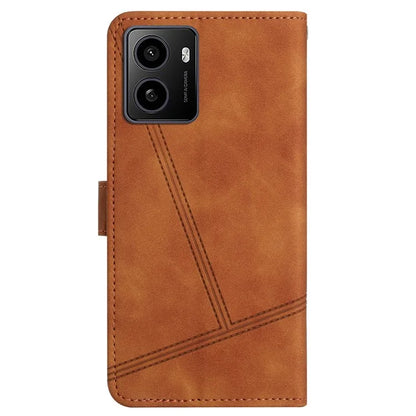 For HMD Pulse / Pulse+ Case Flip Leather Retro Phone Cover Lines Imprinted