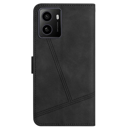 For HMD Pulse / Pulse+ Case Flip Leather Retro Phone Cover Lines Imprinted