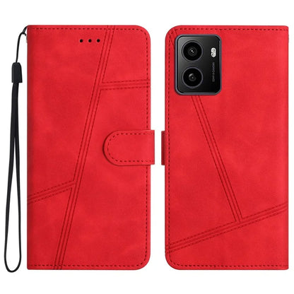 For HMD Pulse / Pulse+ Case Flip Leather Retro Phone Cover Lines Imprinted