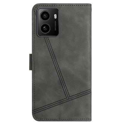 For HMD Pulse / Pulse+ Case Flip Leather Retro Phone Cover Lines Imprinted