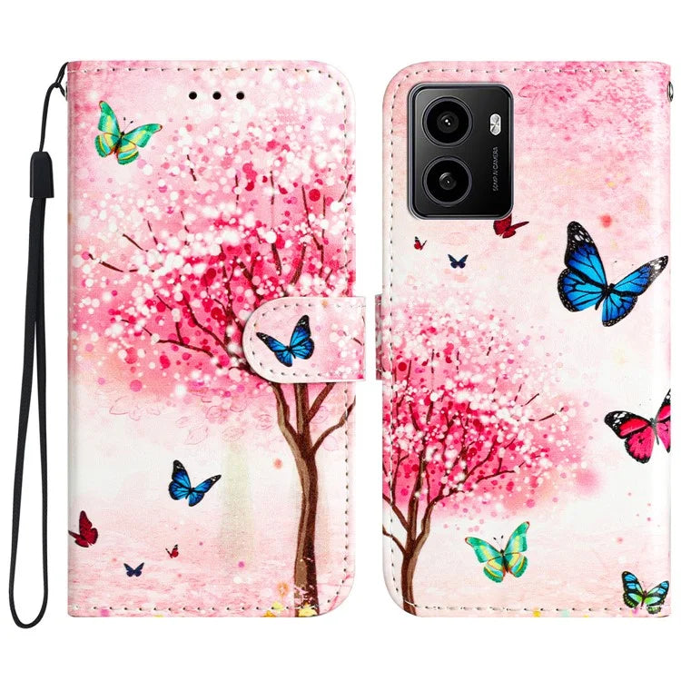 For HMD Pulse / Pulse+ Wallet Case Printed Pattern Design Leather Phone Cover