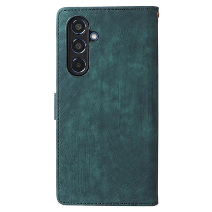 For Samsung Galaxy M35 5G Case with Strap RFID Blocking Leather Flip Phone Cover