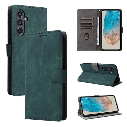 For Samsung Galaxy M35 5G Case with Strap RFID Blocking Leather Flip Phone Cover