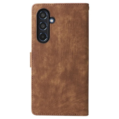 For Samsung Galaxy M35 5G Case with Strap RFID Blocking Leather Flip Phone Cover
