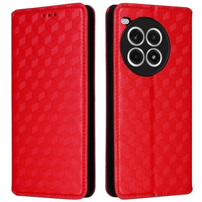 For OnePlus Ace 3 Pro 5G Case Wallet Stand Rhombus Leather Phone Cover