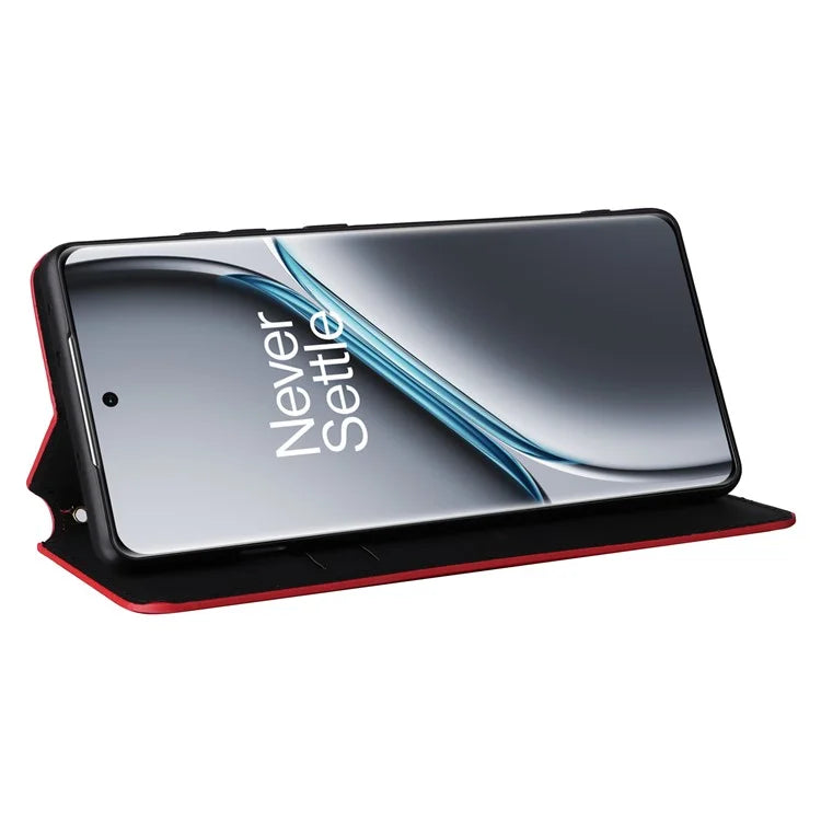 For OnePlus Ace 3 Pro 5G Case Wallet Stand Rhombus Leather Phone Cover