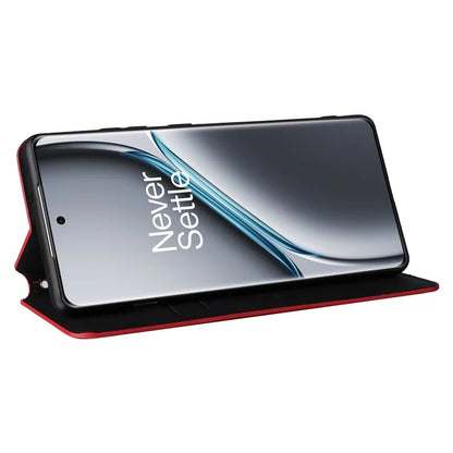 For OnePlus Ace 3 Pro 5G Case Wallet Stand Rhombus Leather Phone Cover