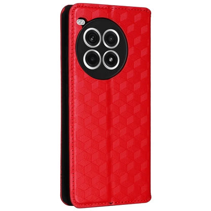 For OnePlus Ace 3 Pro 5G Case Wallet Stand Rhombus Leather Phone Cover