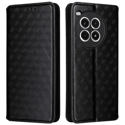 For OnePlus Ace 3 Pro 5G Case Wallet Stand Rhombus Leather Phone Cover