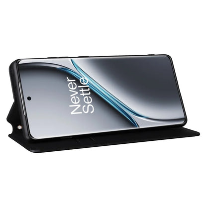 For OnePlus Ace 3 Pro 5G Case Wallet Stand Rhombus Leather Phone Cover