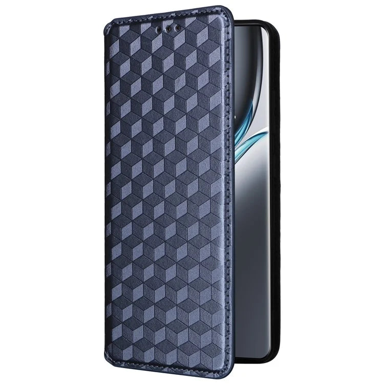 For OnePlus Ace 3 Pro 5G Case Wallet Stand Rhombus Leather Phone Cover