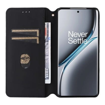 For OnePlus Ace 3 Pro 5G Case Wallet Stand Rhombus Leather Phone Cover