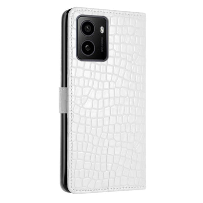 For HMD Pulse / Pulse+ Stand Case Classic Crocodile Pattern PU Leather Phone Cover