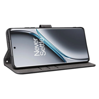 For OnePlus Ace 3 Pro 5G Case RFID Blocking Wallet Stand Leather Phone Cover